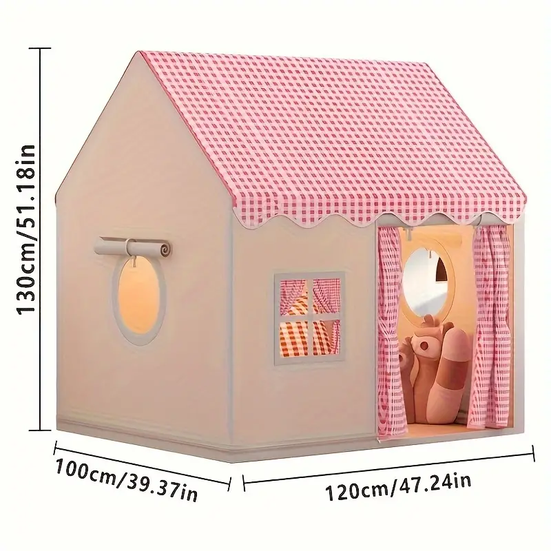Kids Playhouse Tent Castle, Indoor Children'S Game House, Nursery Pretend Playhouse - Image 2