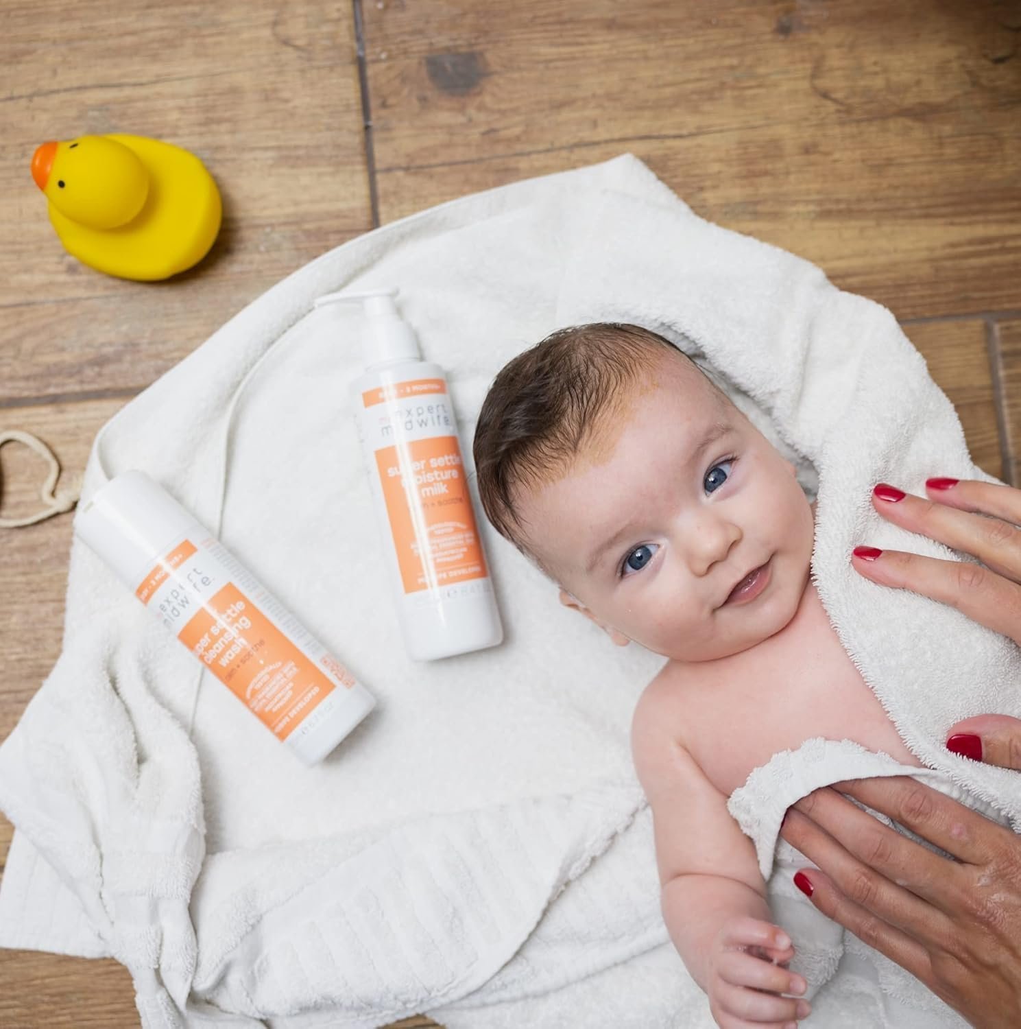 My Expert Midwife Baby Settle & Soothe Skincare Essentials Kit with Super Settle Cleansing Baby Body Wash, (Pack of 3) - Image 4