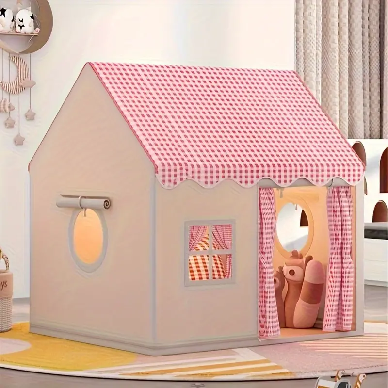 Kids Playhouse Tent Castle, Indoor Children'S Game House, Nursery Pretend Playhouse - Image 3