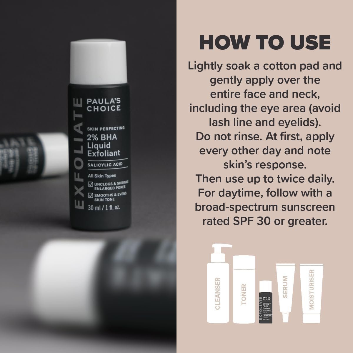 Paula's Choice SKIN PERFECTING 2% BHA Liquid Exfoliant, Combination & Oily Skin - 30 ml - Image 5