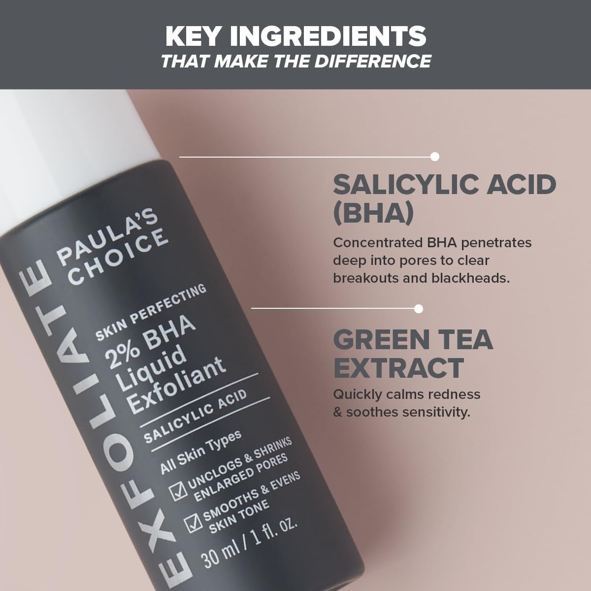 Paula's Choice SKIN PERFECTING 2% BHA Liquid Exfoliant, Combination & Oily Skin - 30 ml - Image 4
