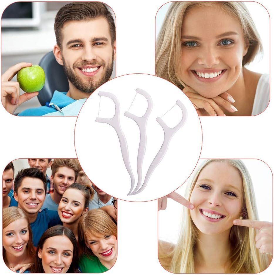 Cupinyo Dental Floss Sticks -300pcs Floss Picks, Floss Sticks Dental - Image 5