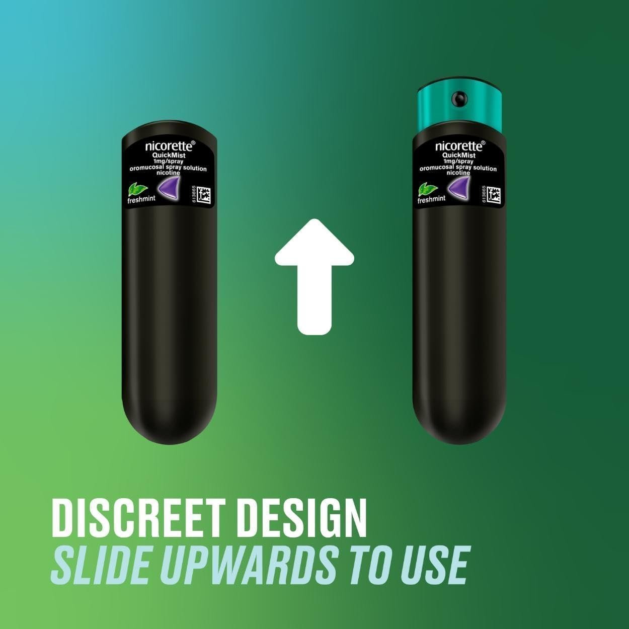 Nicorette QuickMist Mouthspray, Freshmint (2 x 150 Sprays) Smoking or Vaping Cessation Aid - Image 6