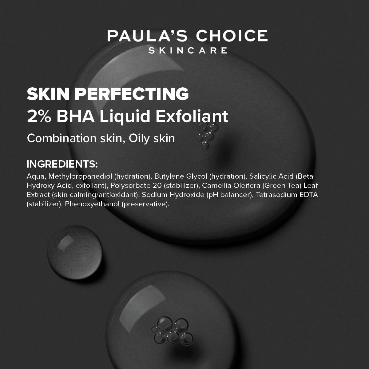 Paula's Choice SKIN PERFECTING 2% BHA Liquid Exfoliant, Combination & Oily Skin - 30 ml - Image 3