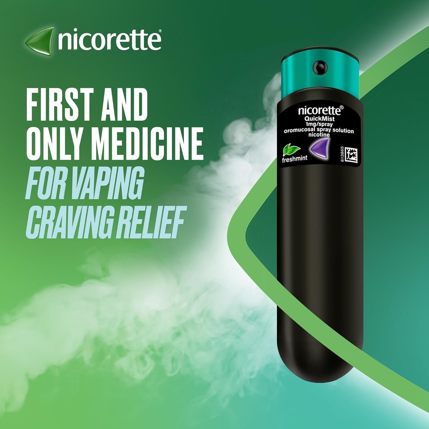Nicorette QuickMist Mouthspray, Freshmint (2 x 150 Sprays) Smoking or Vaping Cessation Aid - Image 5