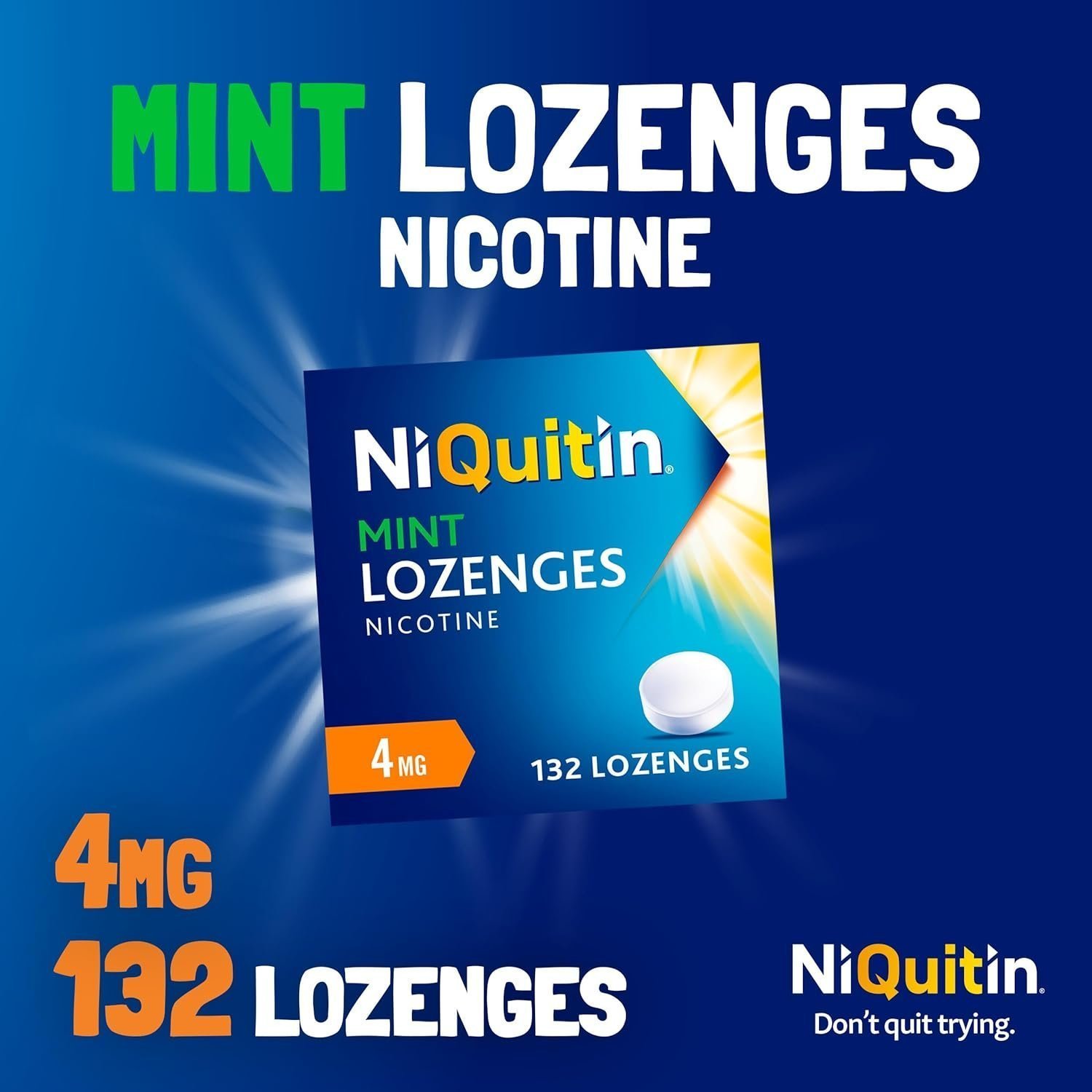NiQuitin Mint 4 mg Lozenges - Effective Smoking Craving Relief - 132 Lozenges - Image 4